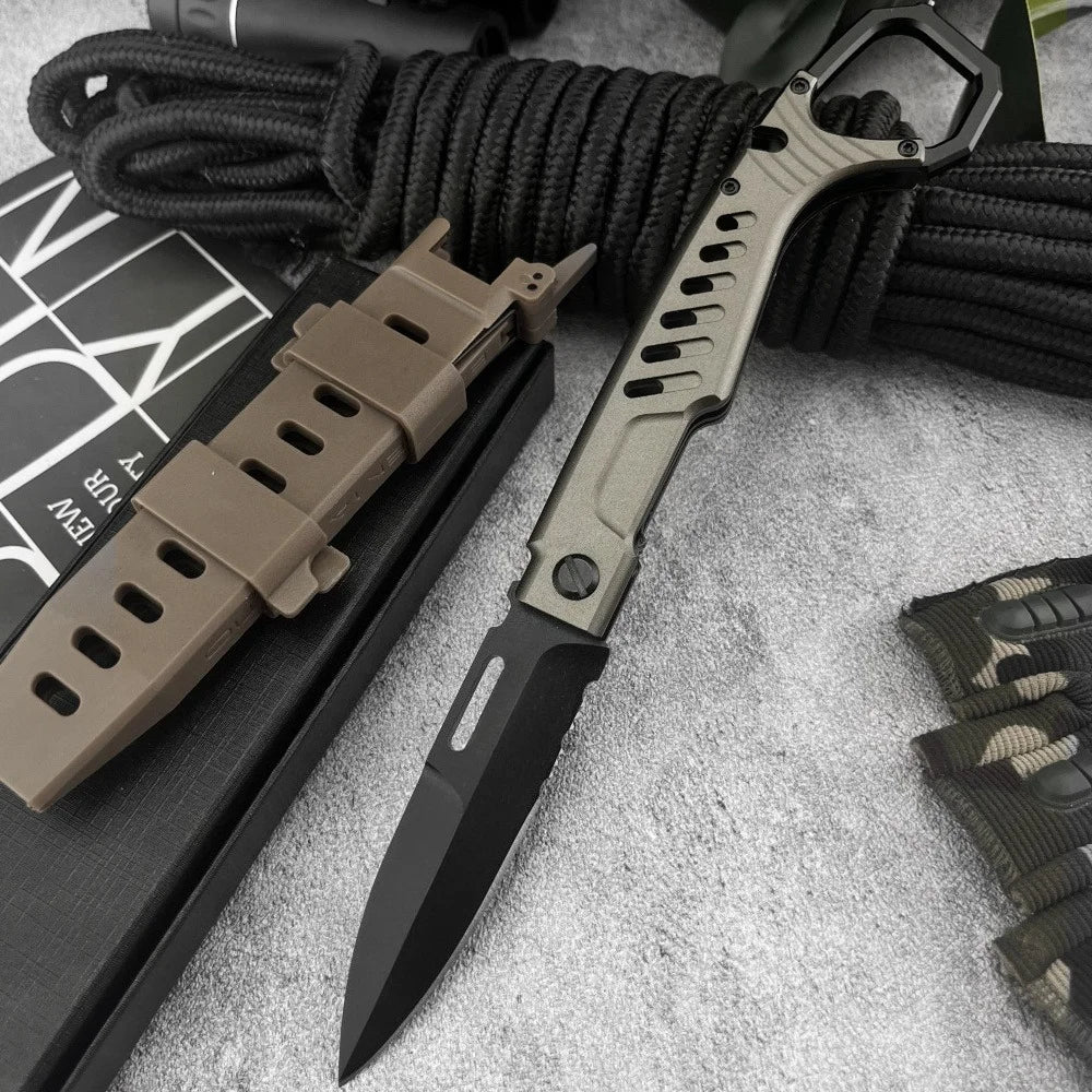 Best-Selling MH Survival Folding Knife: N690 Blade, T6 Aluminum Alloy Handle—Everyday Carry, Adventure, Outdoor, Jungle Cutting Knife; Camping, Hiking, and Rescue Tool—Perfect Gift