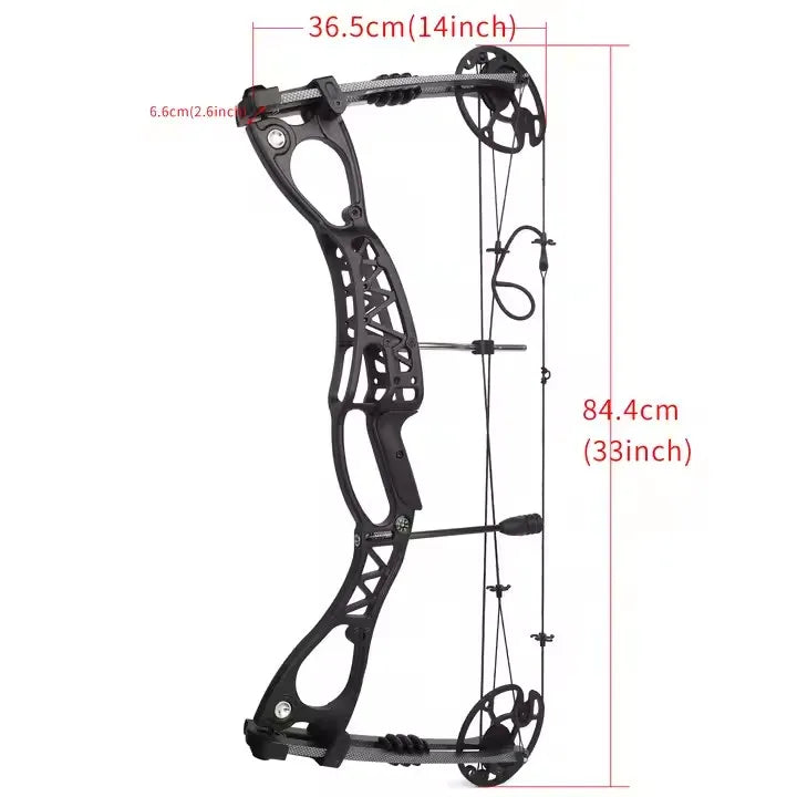 M126 0-70lbs Adjustable New Archery Compound Bow for Hunting and Shooting Right or Left Hand Target Compound Bow