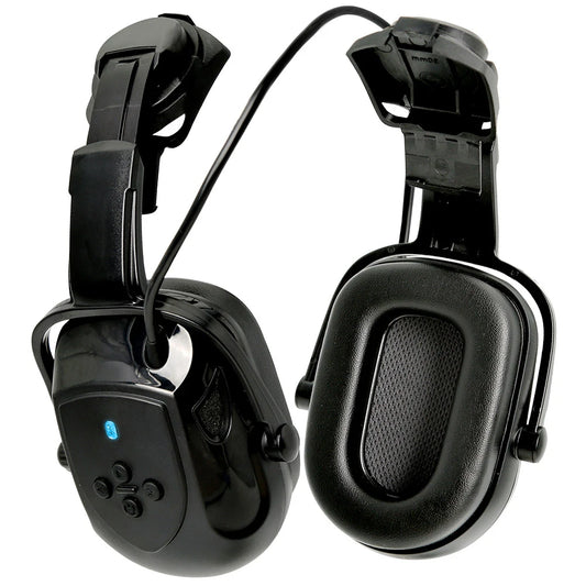 New Bluetooth EarMuffs Adjustable Hanging Type Cap-mounted Ear Cup Hearing Protection Outdoor Work Ear Protector Apply to Helmet