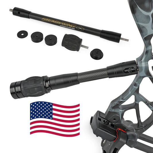 Archery Bow Stabilizer 3k Carbon Fibre 6/8/10/12/15 Inch Balance Rod Shock Absorber Damp Recurve Compound Bow Hunting Shooting