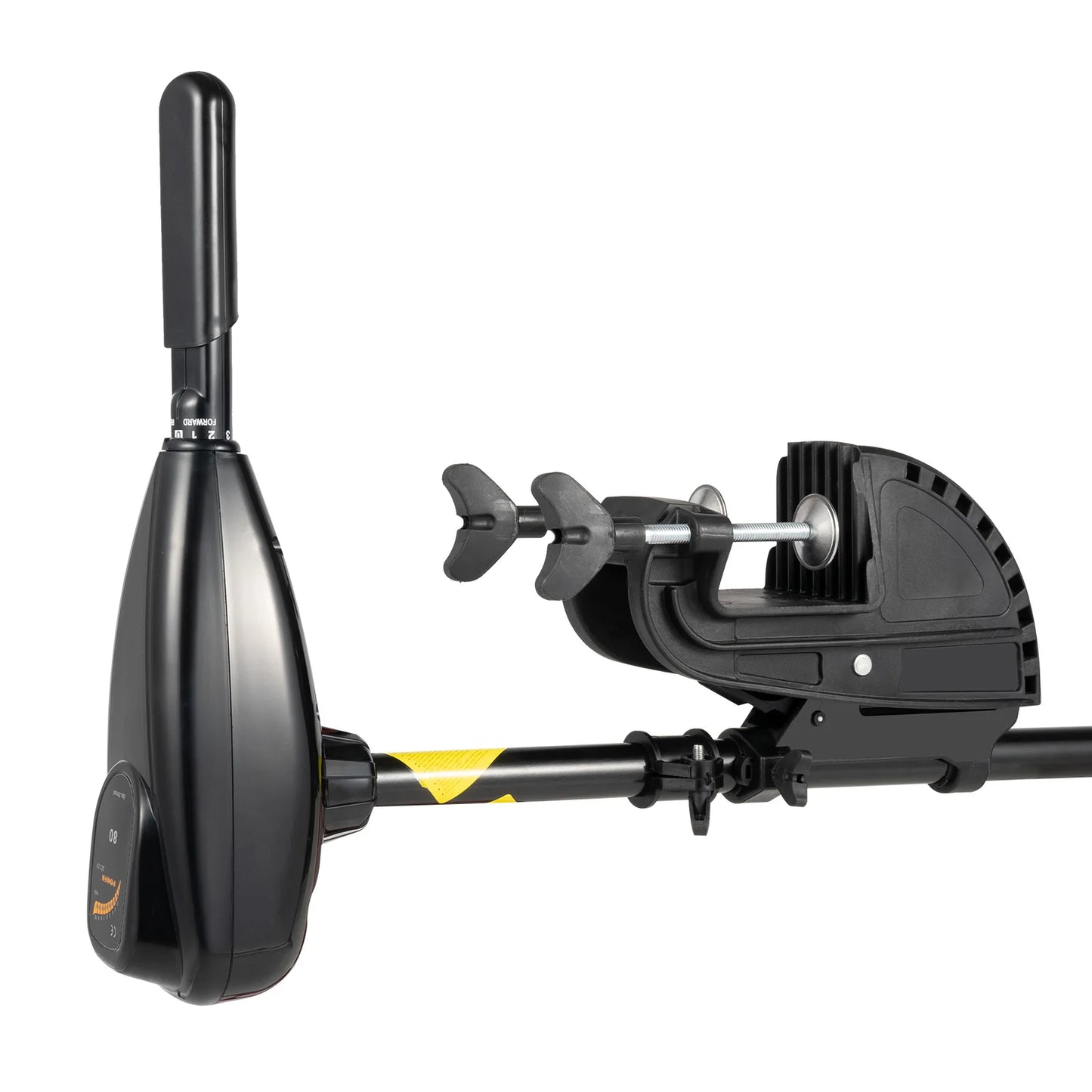 Electric Trolling Outboard Motor 80lbs Thrust, 12V 626W with 5 Forward 3 Reverse Gears, for Fishing Boat 6-8 People