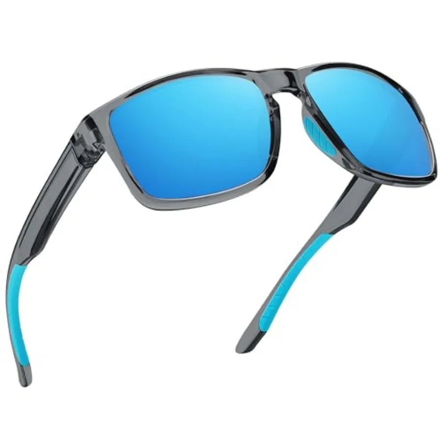 Sports Polarized Sunglasses for Men Women UV Protection Unbreakable Driving Running Fishing Hiking Sun Glasses