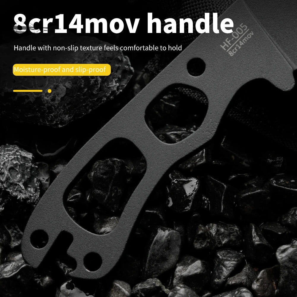 High quality multifunctional knife, outdoor survival knife, can be used for outdoor activities, hiking, men's gifts