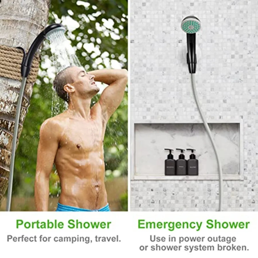 Portable Shower Portable Camp Shower Pump with Rechargeable Battery Portable Shower for Camping Portable Outdoor Shower Head fo