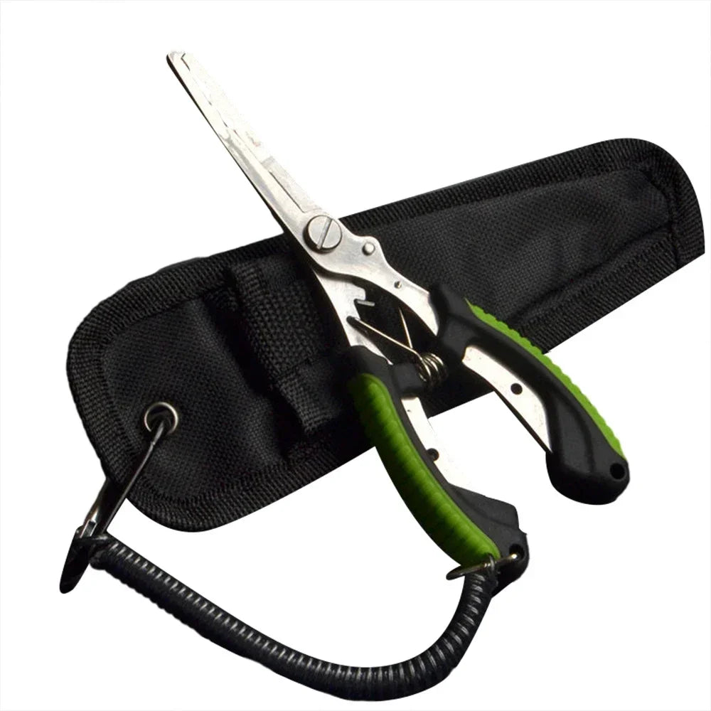 Fish Pliers Ergonomics Anti-slip High-strength Multifunctional Cut Fishing Line Fishing Tied Hooks Pliers Angling Equipment