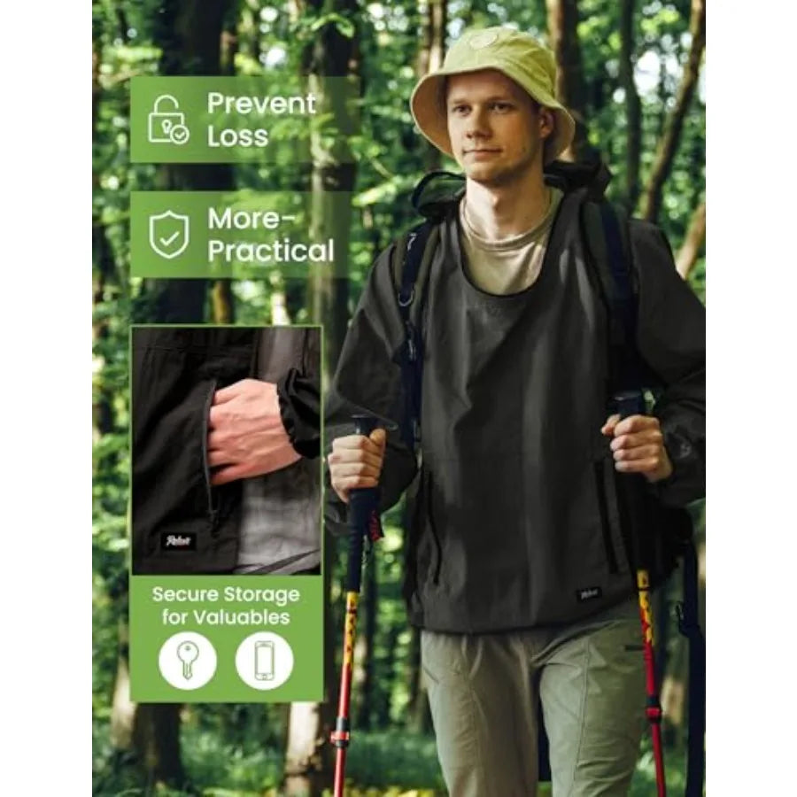 Mosquito Jacket Durable Bug-Proof Jacket with Adjustable Hood and Pocket Summer Mosquito Suit Outdoor Proof Clothing