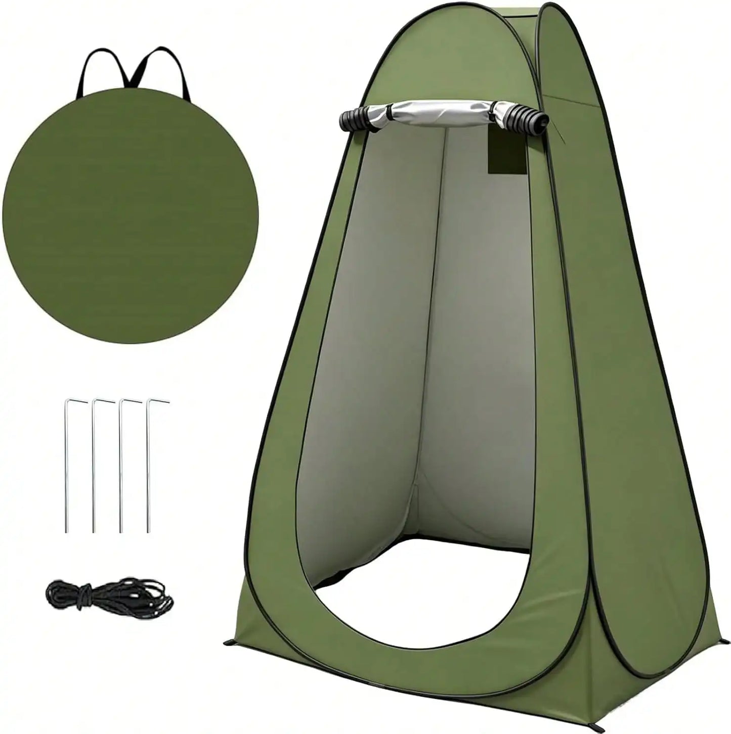 Portable Pop-Up Privacy Tent For Camping & Outdoor Showers - Instant Changing Room & Toilet Shelter, Waterproof