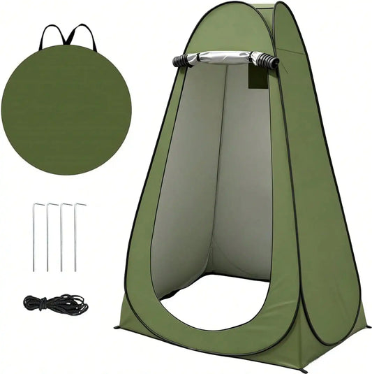 Portable Pop-Up Privacy Tent For Camping & Outdoor Showers - Instant Changing Room & Toilet Shelter, Waterproof
