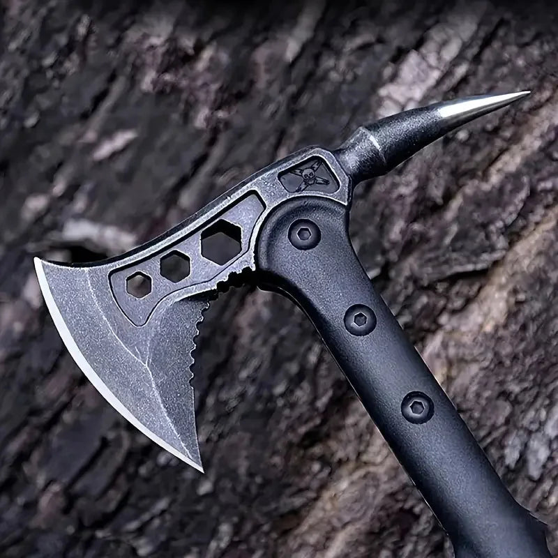 An outdoor tool Demon Axe, Outdoor Axe, Hack Axe, Camping Multipurpose Axe, suitable for lumberjacks, a must for outdoor work