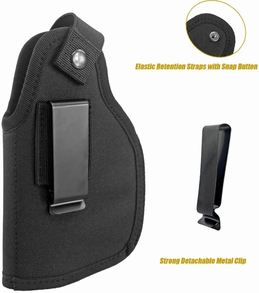 Concealed Carry Holster for Handgun with Optic Light Laser, Universal IWB OWB Ambidextrous