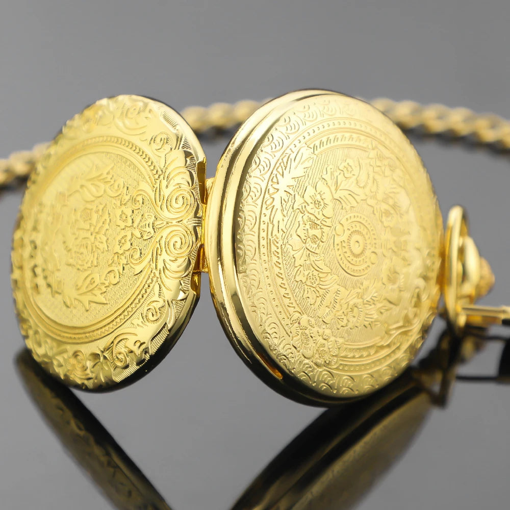Vintage Golden Design Compass Pocket Watch Outdoor Camping Hiking Portable Pocket Brass Compass Navigation Women Men Gifts