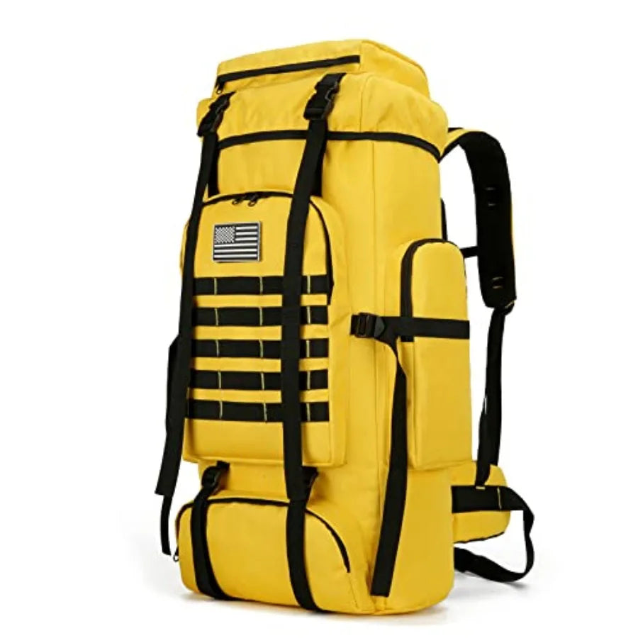 Hiking Backpack for Men 70L/100L Camping Backpack Military Rucksack Molle 3 Days Assault Pack for Climbing Camping Backpack, 3