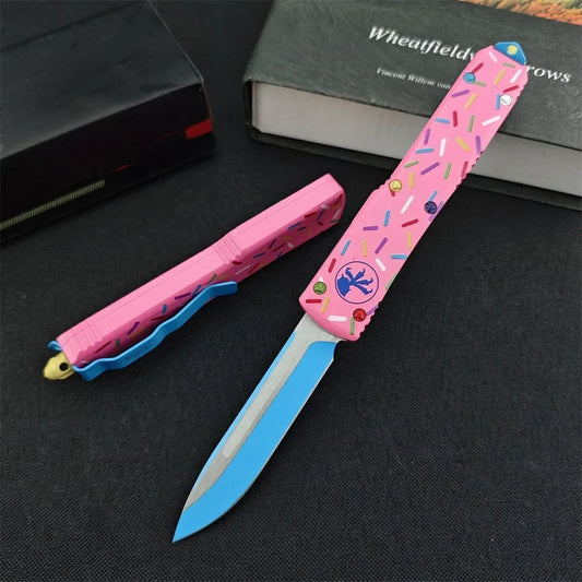 Outdoor Multi-function Pocket Knife D2 Blade T6 Aluminum Handle Practical Camping Durable Hiking Survival Hunting EDC Tool