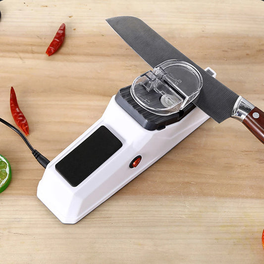 Knife Sharpener Professional Electric Knife Sharpeners Adjustable Rechargable Sharpeners Kitchen Knives Tool Fine Grinding Blade