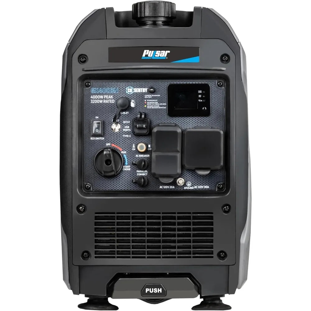US Local Stock Best Choice GX400BN 4000W Portable Ultra Quiet Dual Fuel and Parallel Capability RV Ready Generator with