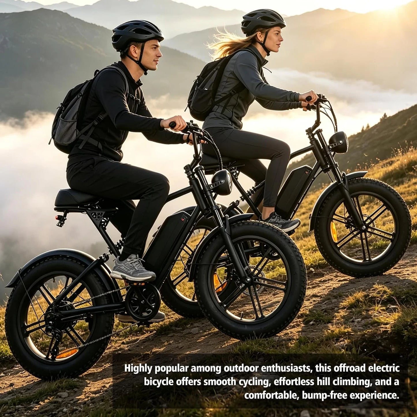 Electric Bike 20"x4.0 Fat Tire Ebike for Adults 1500W Peak Electric Mountain Bike 32mph Ebike UL 2849