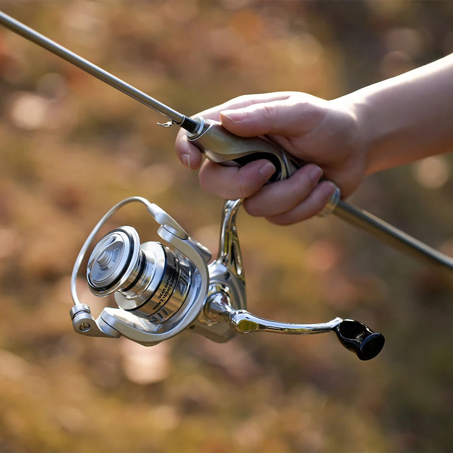 BILLINGS Spinning Reel 16KG Max Drag 5.2:1 Gear Ratio CNC Rocker Size：2000~7000 Freshwater Saltwater Multipurpose Spinning Fishing Reels for Grouper Sea Bass Big Game Fishing