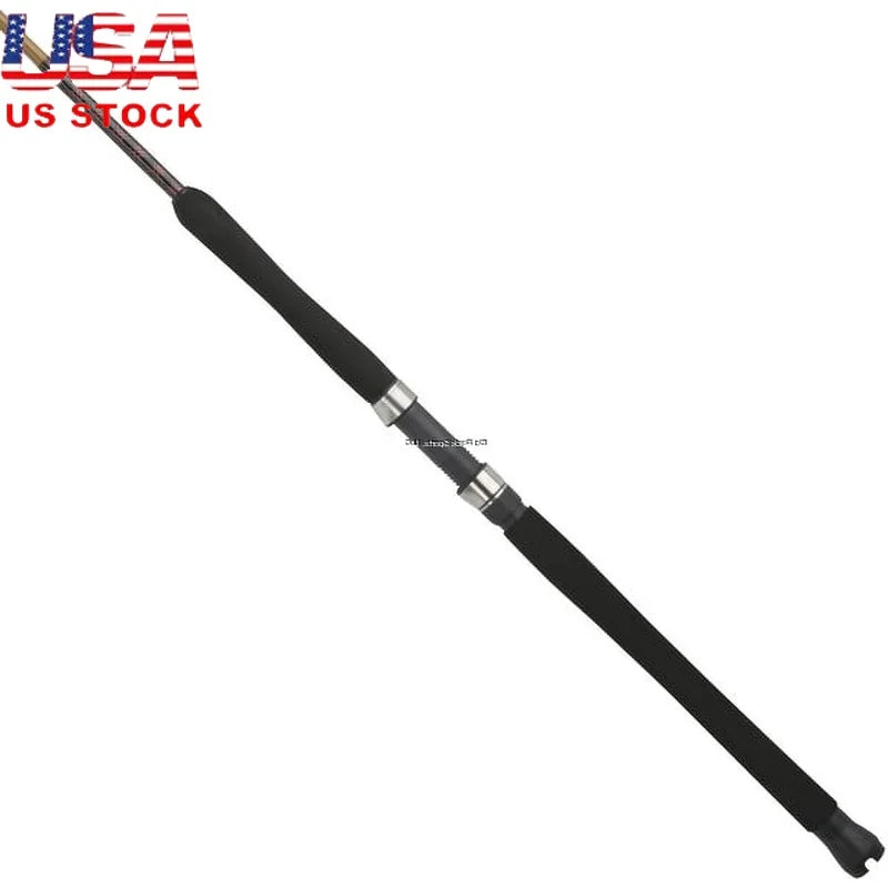 Ugly Stik Tiger Elite Jig Spinning Rod One Piece Heavy Power Durable Construction Nearshore Offshore Fishing Rod 50-100LB Line
