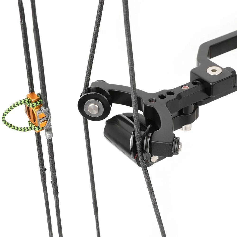 30-70lbs Compound Bow Adjustable Dual-Purpose 80% Let-off High Speed 420FPS for Hunting Shooting Steel Ball and Target Practice Right Hand Archery