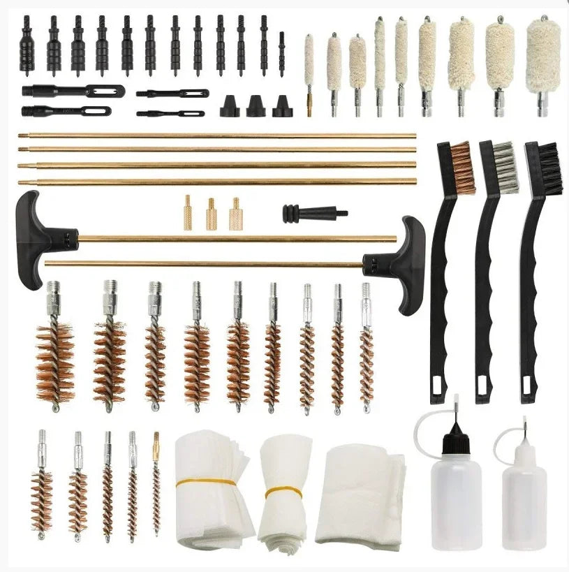 Universal Brush Tool Cloth Gun Cleaning Kit Professional Gun Cleaning Mat Gunsmithing Set Tactical Gun For Rifle Pistol Shotgun
