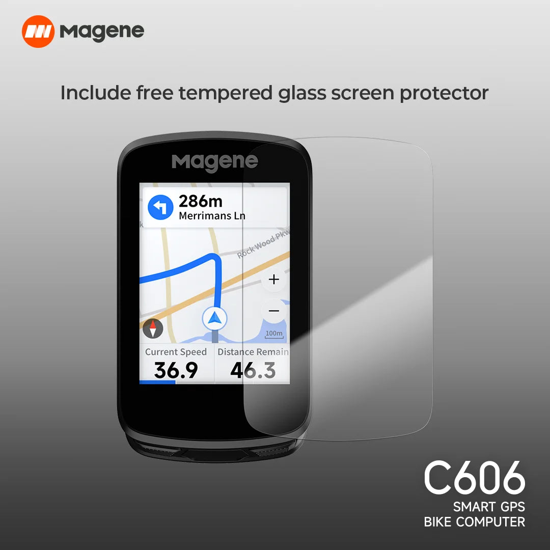 Magene C606V2 Touchscreen GPS Bike Computer 2.8inch Navigation Speedometer Cycling Digital Stopwatch Odometer