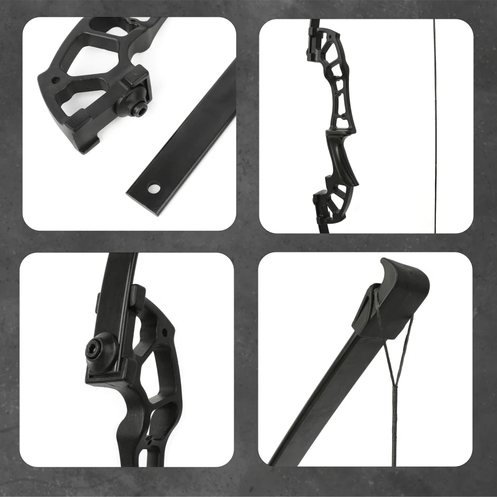 Archery Straight Pull Bow Set 40/50Lbs Recurve Bow Takedown Bow Right Hand for Outdoor Shooting Target Practice Hunting