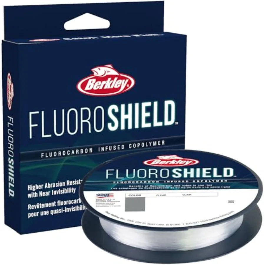 FluoroShield Fluorocarbon Fishing Line, Clear