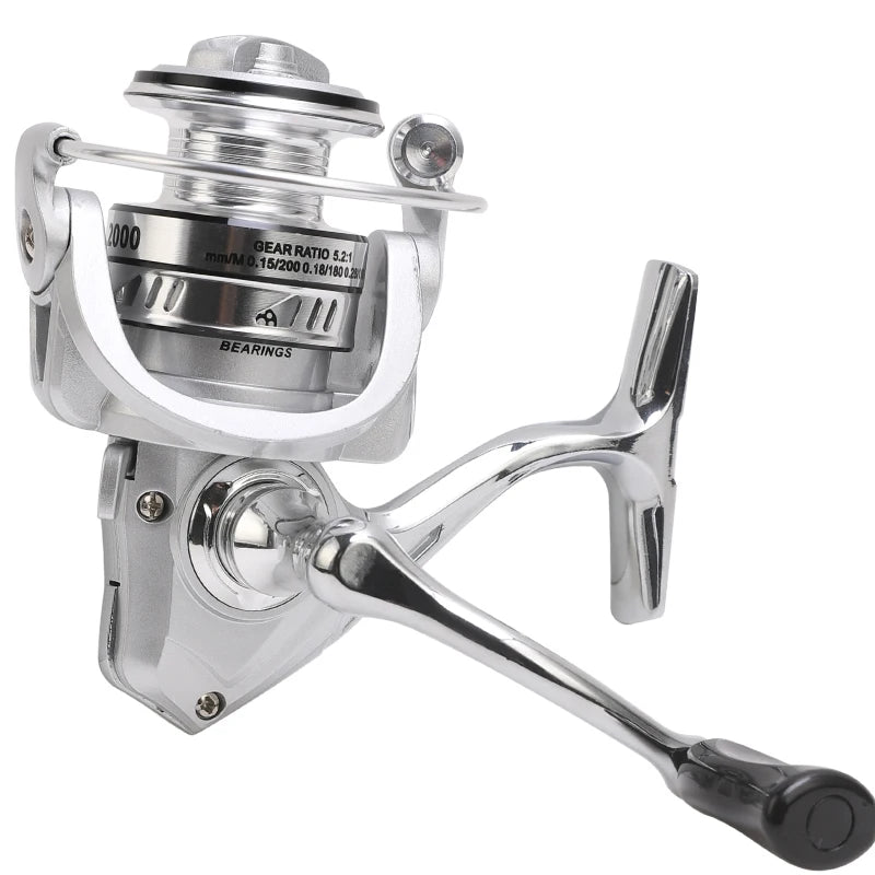 BILLINGS Spinning Reel 16KG Max Drag 5.2:1 Gear Ratio CNC Rocker Size：2000~7000 Freshwater Saltwater Multipurpose Spinning Fishing Reels for Grouper Sea Bass Big Game Fishing
