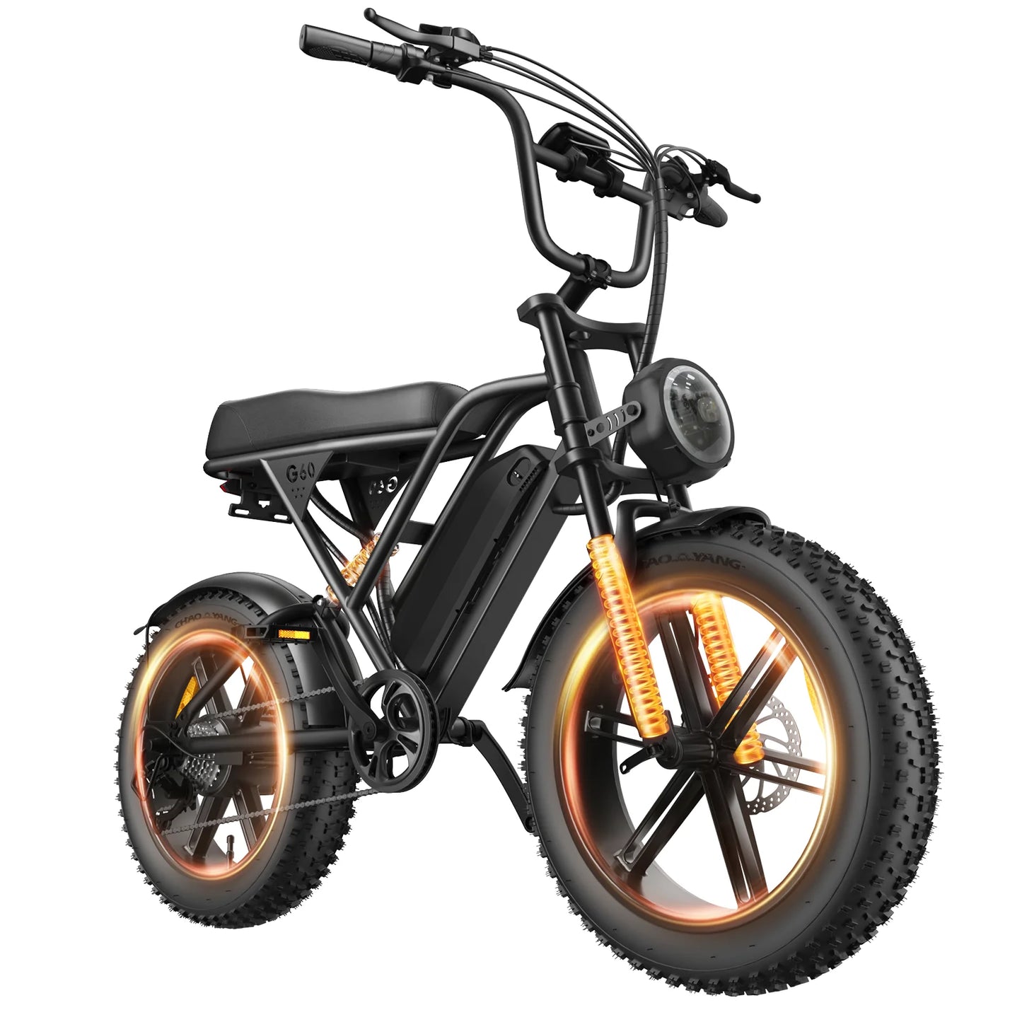 Electric Bike 20"x4.0 Fat Tire Ebike for Adults 1500W Peak Electric Mountain Bike 32mph Ebike UL 2849