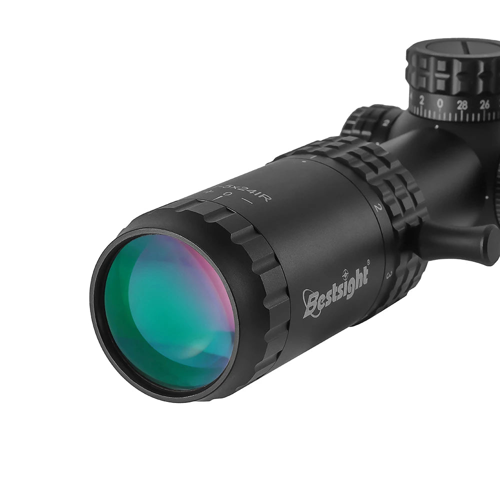 1-5x24 LPVO Tactical Scope SFP Rifle Scope Illuminated Reticle Optics Hunting Scope with 11/20mm Picatinny Rail