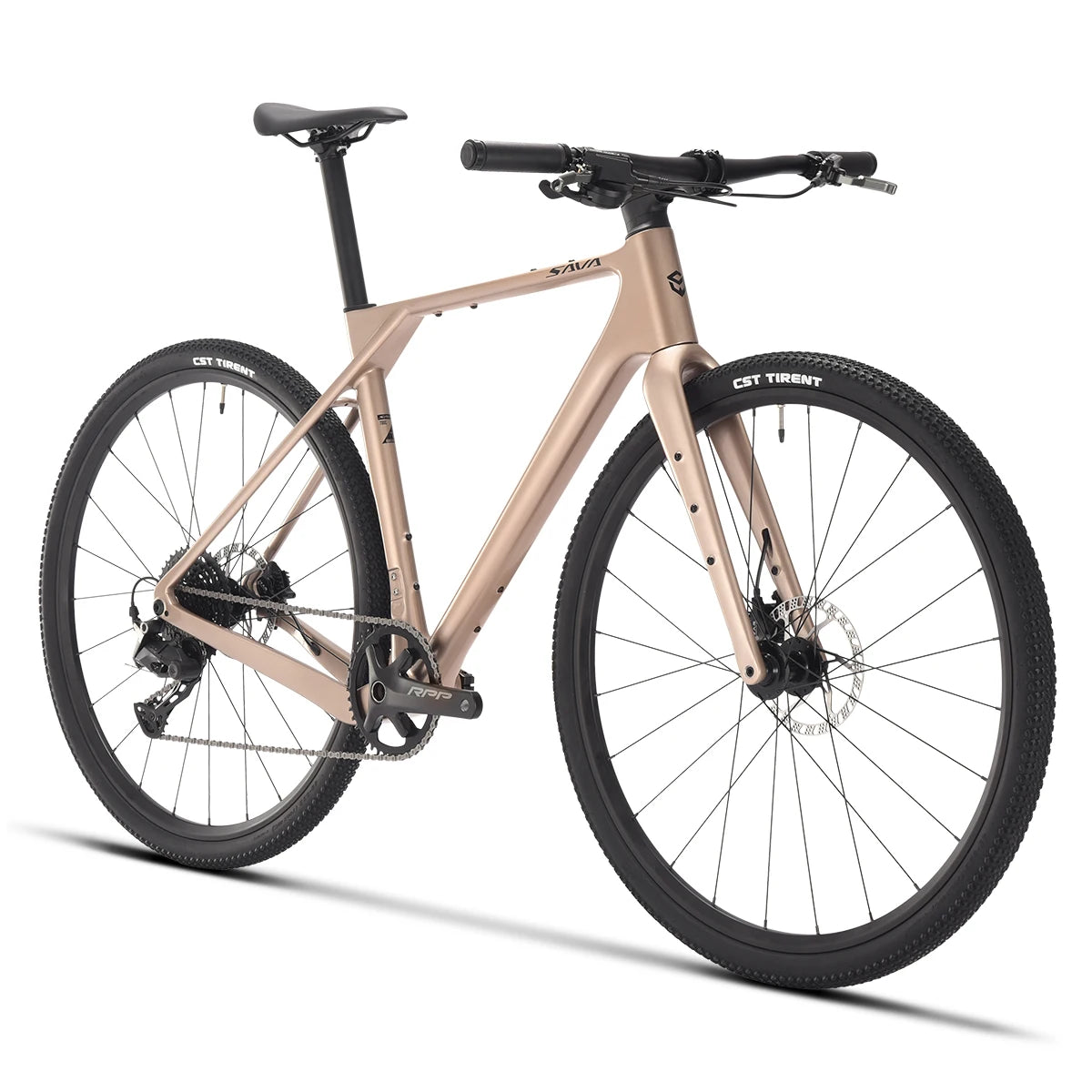 SAVA SF6 R21 Carbon Gravel Bike Flat Handlebar Road Bicycle SHIMANO U6000 11 Speed / SHIMANO U6020 10 SpeedHydraulic Disc Brake Carbon Frame Bike
