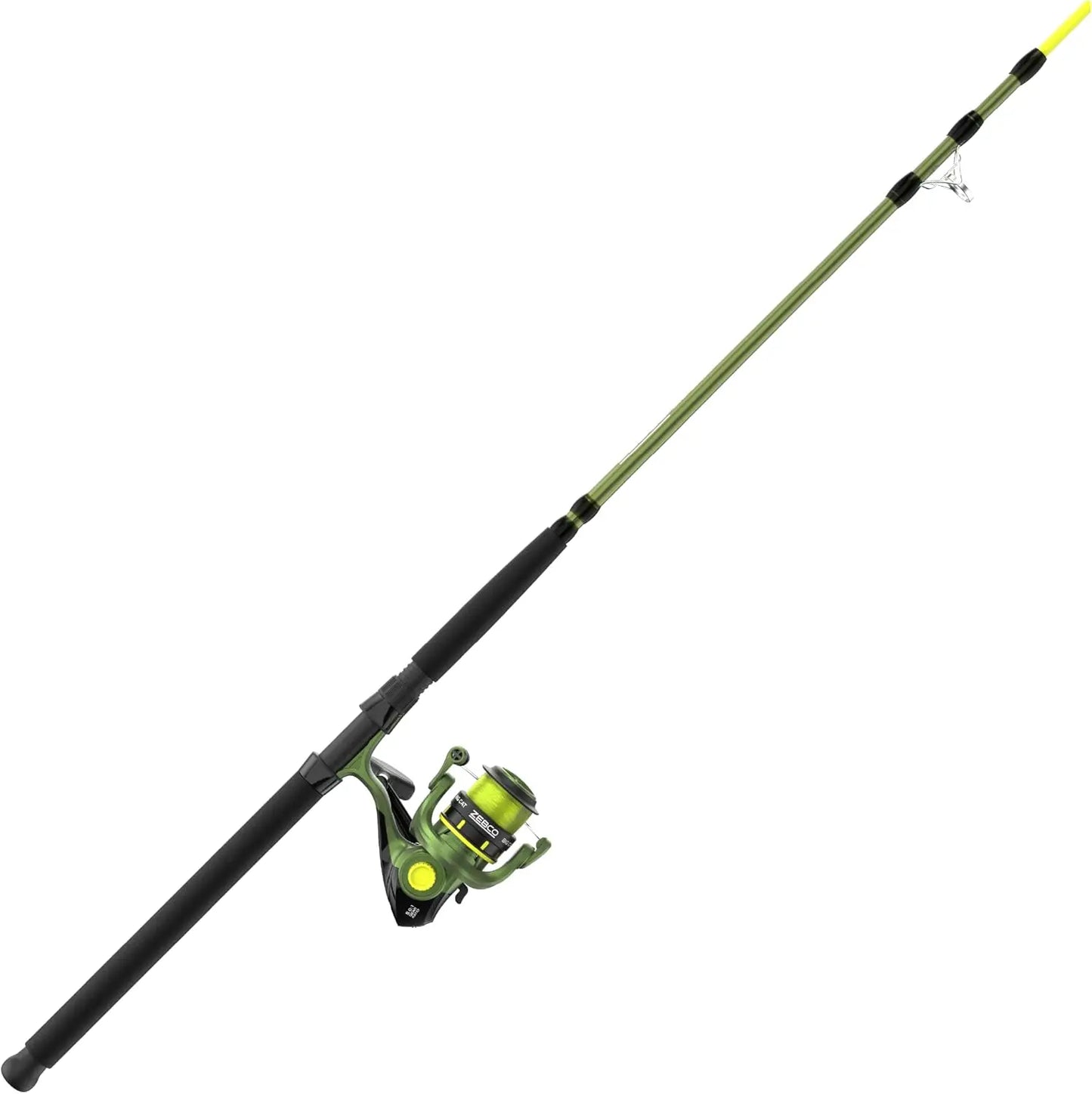 Heavy Power Catfish Spinning Reel & 8ft Fishing Rod Combo, Fast Action, 5.0:1 Gear Ratio, Pre-Spooled