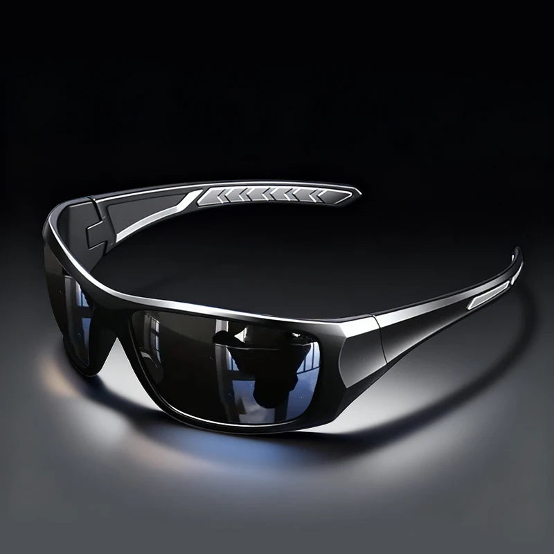 Windproof Sports Sunglasses - Polarized, UV400 Protection, Wraparound Design for Men & Women-Ideal for Cycling, Running,fishing