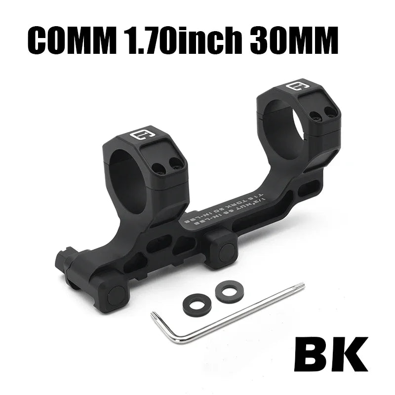Tactical BOC 30mm 34mm Tube Modular Scope Mount 1.7 inch For Scope Hunting and Airsoft
