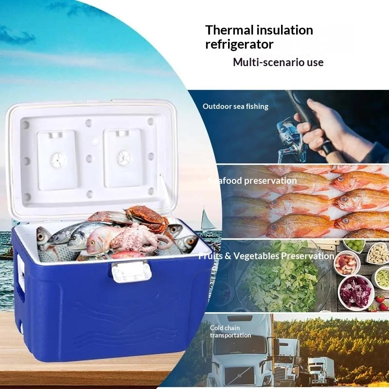 Insulated Cooler Dry Ice Huge Capacity Sea Fishing Seafood Storage Vegetable Fruit Preservation Cold Chain Cool Box Ice Box