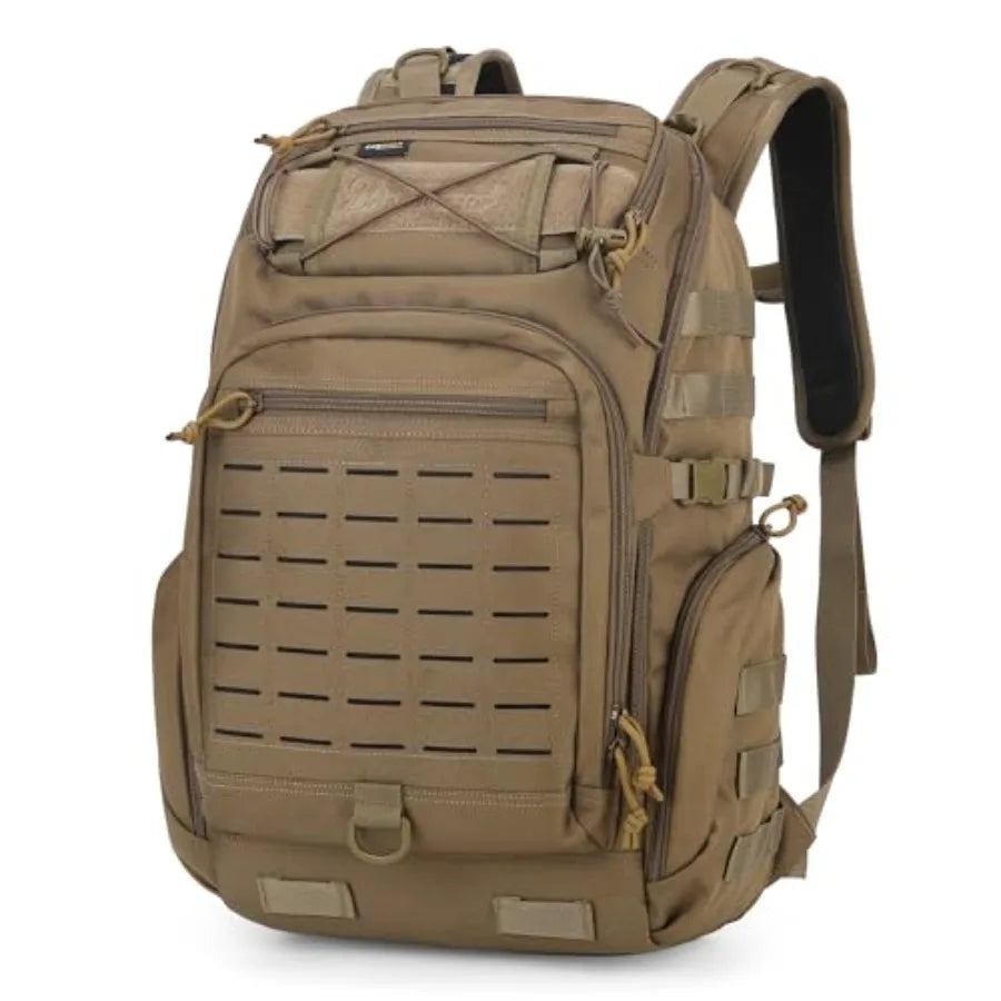 30L Molle Military Backpack, Tactical Backpack for Men, Cordura Backpack for Hiking, Camping, Trekking