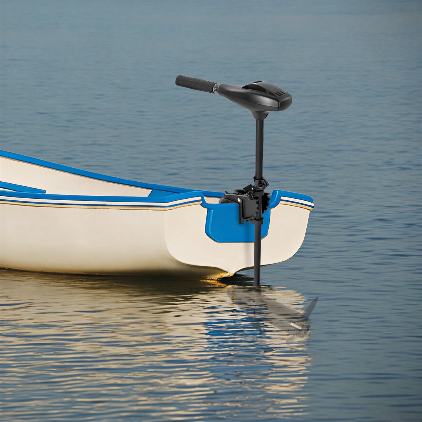 Electric Outboard Motor with Extendable Shaft 5 Forward Gears and 3 Reverse Gears Outboard Engine for Small Boats Within 9.84ft in Length and Weighing 1102 Pounds or Less