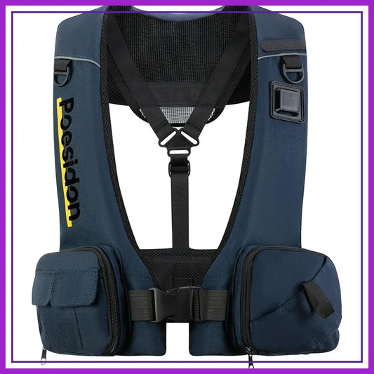 Adjustable Lightweight Breathable Water Safety Life Jacket, Unisex Design, Dual Storage Pockets, for Various Water Activities