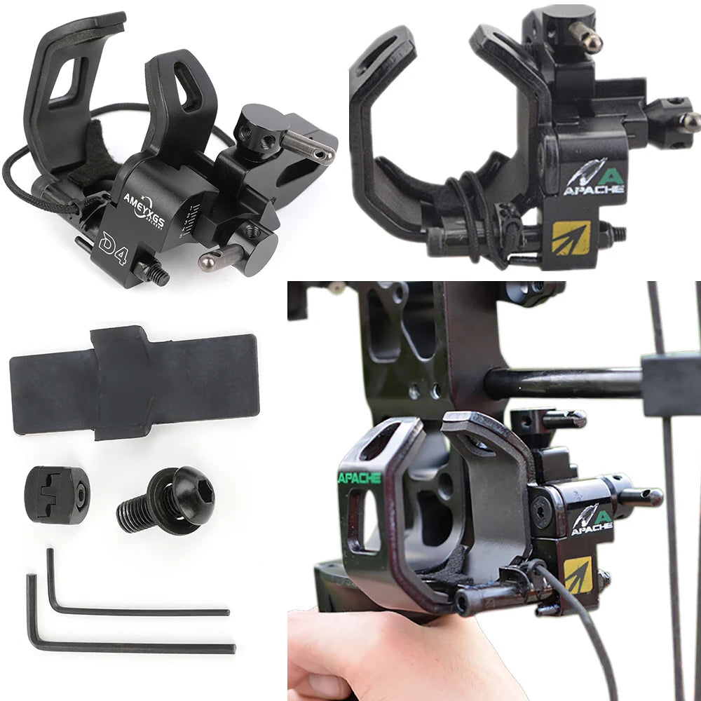 Compound Bow Drop Away Arrow Rest Rise Fall Adjustable Metal Right Hand for Outdoor Sports Hunting Target Training