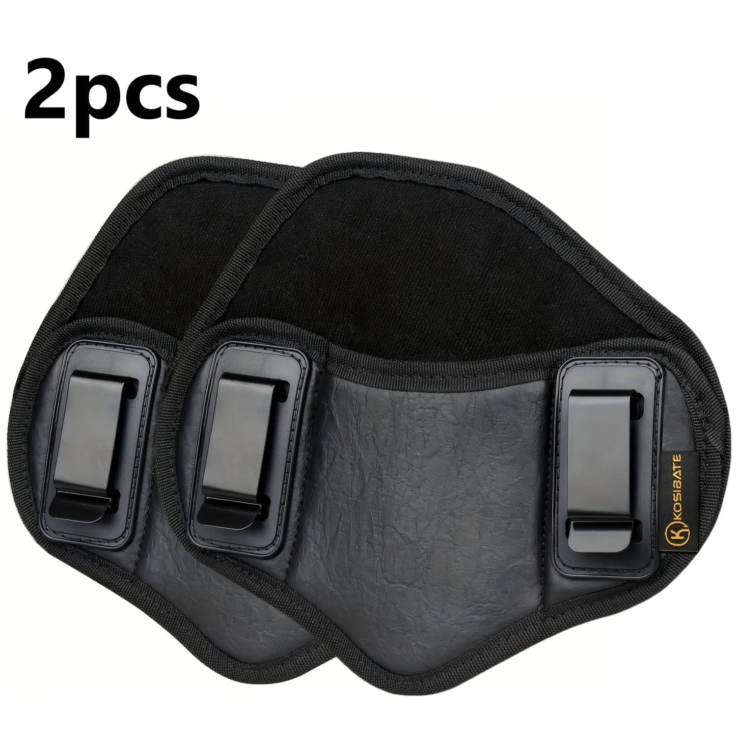 2PCS Tactical Holster Concealed Carry Belt Metal Clip IWB OWB Airsoft Gun Bag Universal Pistol Holder