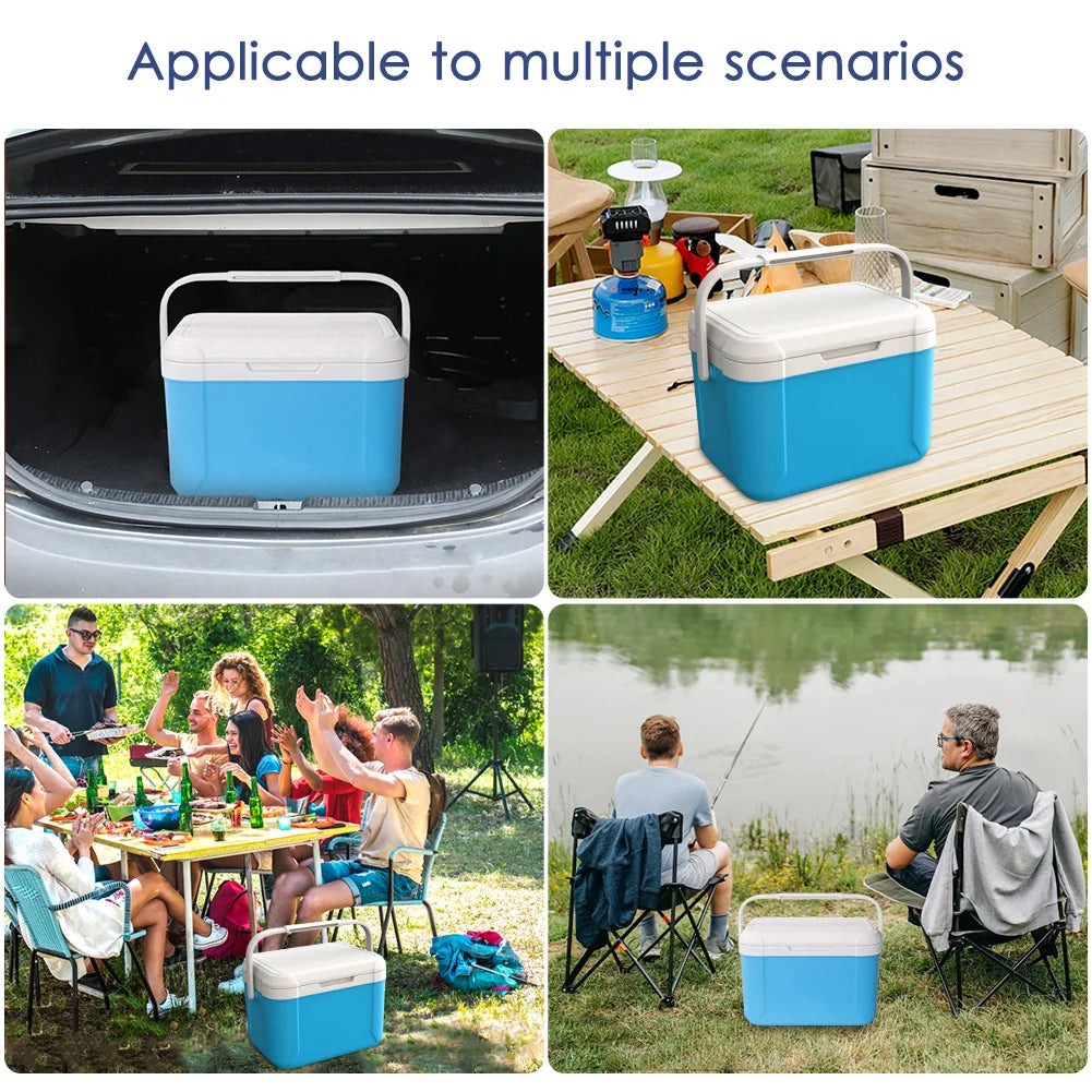 5L Ice Bottle Cooler Bucket Outdoor Incubator Large Capacity Food Storage Box Mini Fridge for Fishing Camping BBQ Equipment