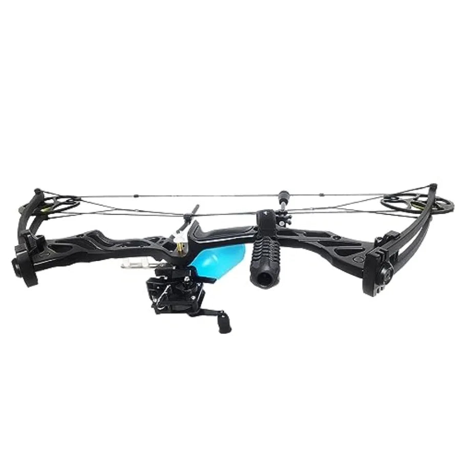 Southland Archery Supply Outrage Compound Bow Bowfishing Bottle Reel Package - Black
