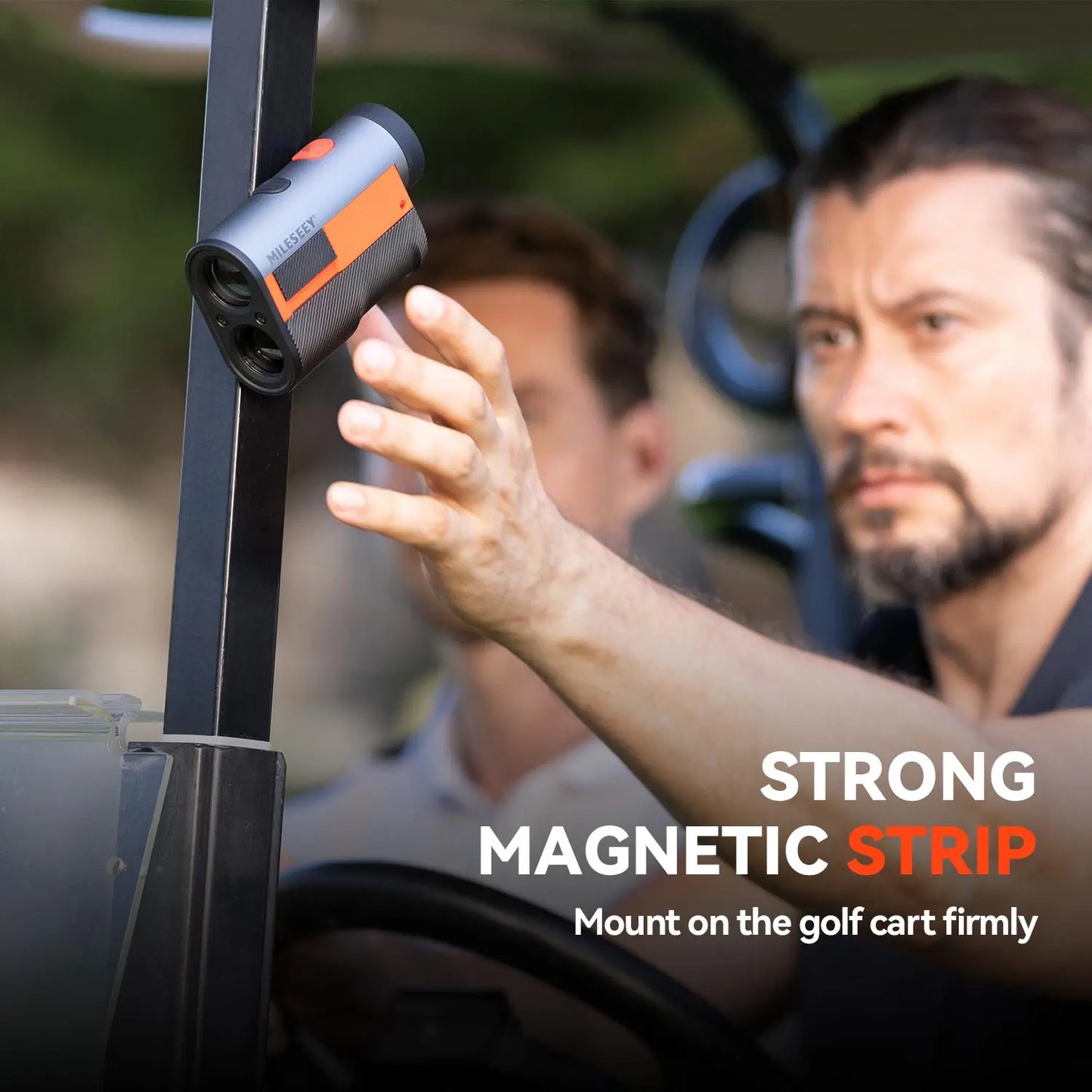MILESEEY Range Finder GPF12,Professional Rangefinder with Bite Magnetic Mount, Flag Lock,Vibration, Slope Switch,Fast Delivery
