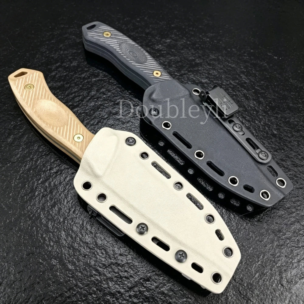 Hot-selling TF24 Outdoor Straight Knife with K Sheath Multi-functional EDC Tool Practical Rescue Knife Kitchen Knife Fruit Knife