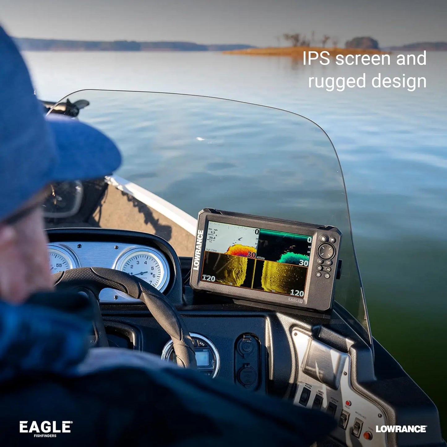 Lowrance Eagle Fish Finders with IPS Screen