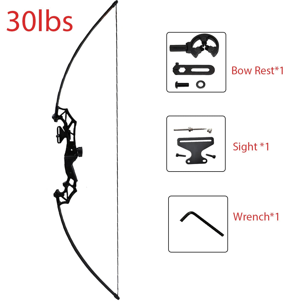 Toparchery Recurve Bow  Hunting Bow Adult Outdoor Shooting Practice Bow  RU(Origin)  Bow and Arrow