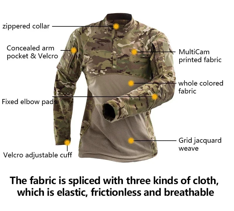 G4 Tactical Uniform Milit Outdoor Camo Suit Combat Shirts Cargo Pants Men Trainning Sets Airsoft Paintball Mens HuntingClothes
