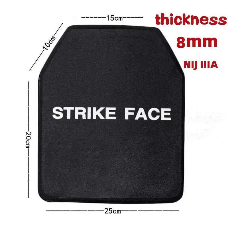 UNIONTAC 3A Protective Board Independent Tactical Vest Insertion Board Defense Shield Lightweight Tactical 10x12 inch PE Board