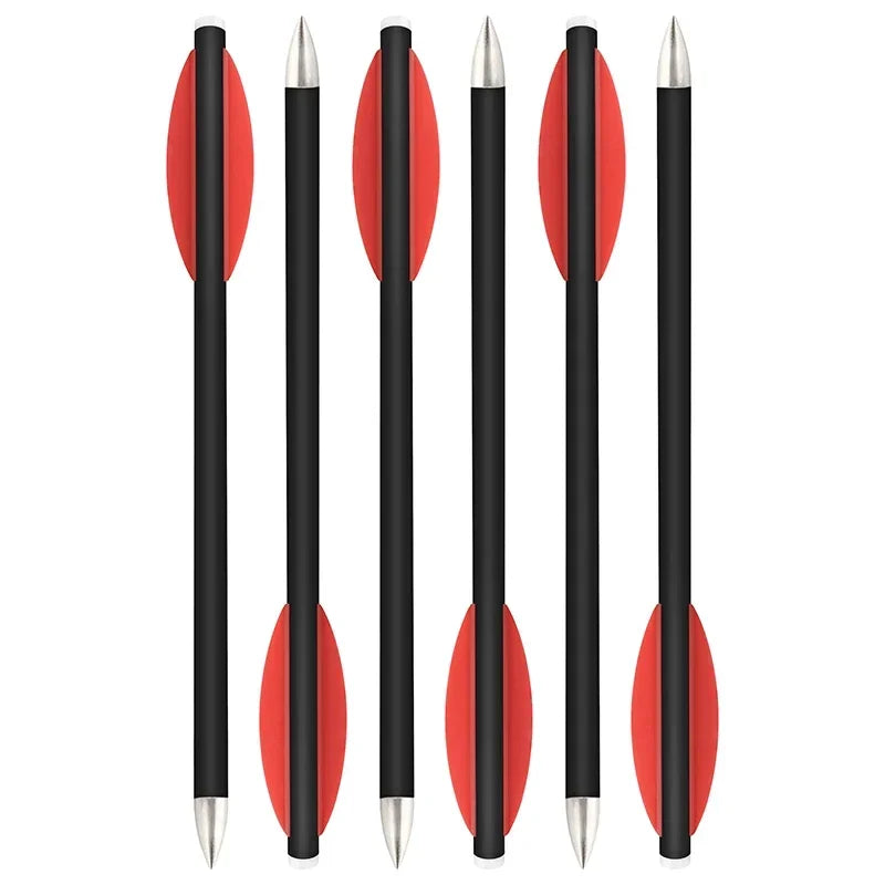 6.3"Archery Crossbow Bolts Mini Mixed Carbon OD6mm ID4.2mm Crossbow Arrow Bow Archery Hunting Shooting Arrow 6/12/18/24pcs