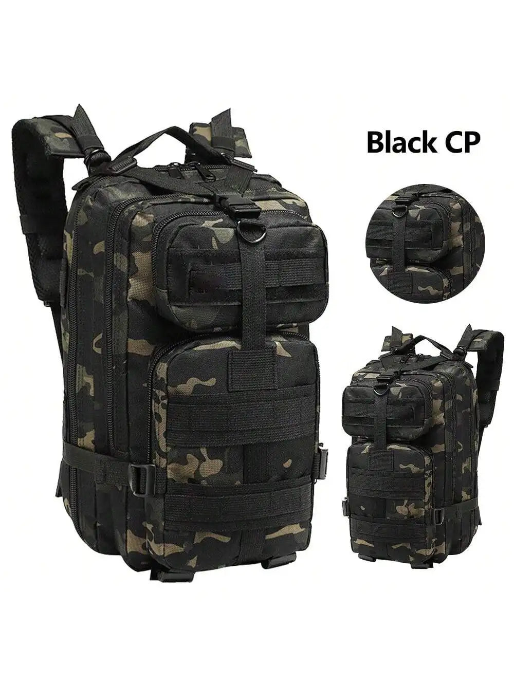 3P Tactical Backpack 20L-25L 1000D Nylon Outdoor Hiking Camping Traveling Fishing For Men Hunting Bag Sport Rucksacks